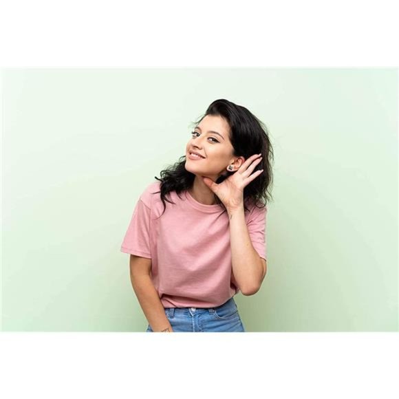 14K Gold Plated 925 Sterling Silver Iced Out Large Stud Earrings for Men Women - Picture 7 of 8